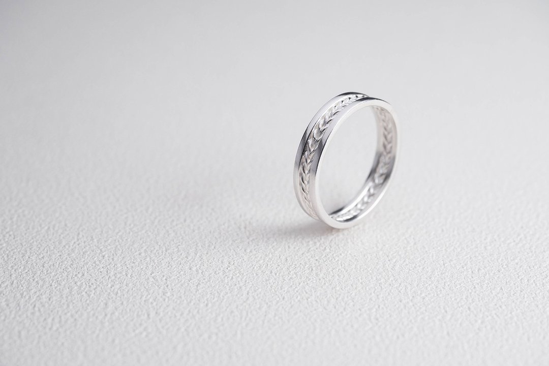 【穗花】纯银戒指 Silver Ring - 戒指 - 纯银 