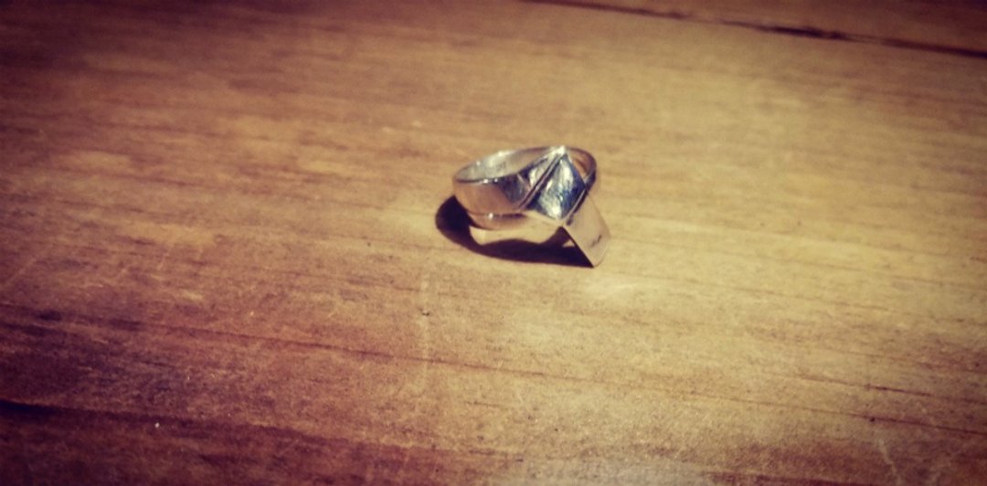 Antique Silver confectionery toothpick remake ladies ring knot 770 Japanese pattern - 戒指 - 纯银 银色
