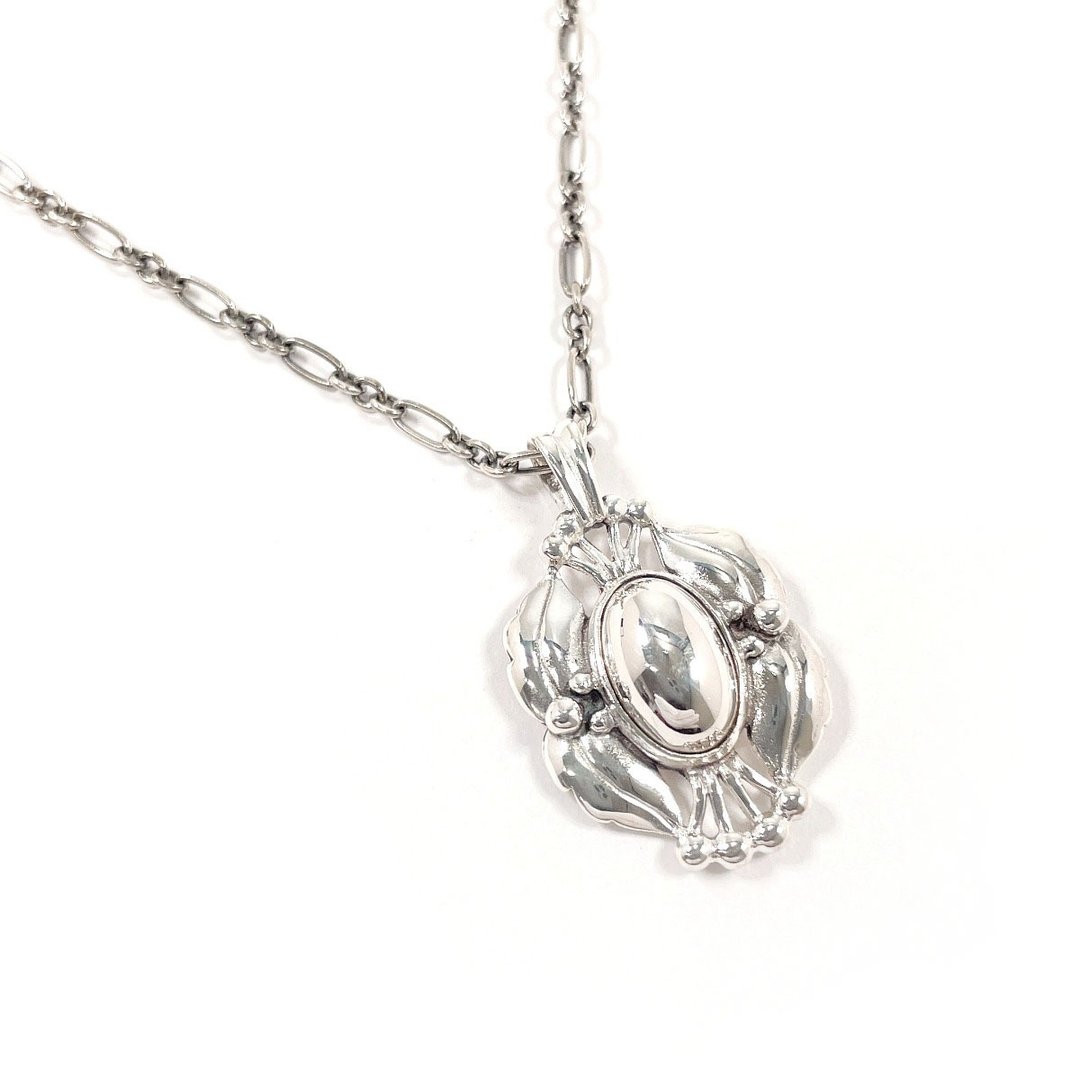 【日本直寄．二手美品】Georg Jensen 项链 年度坠饰 2000 Heritage Collection - 项链 - 纯银 银色