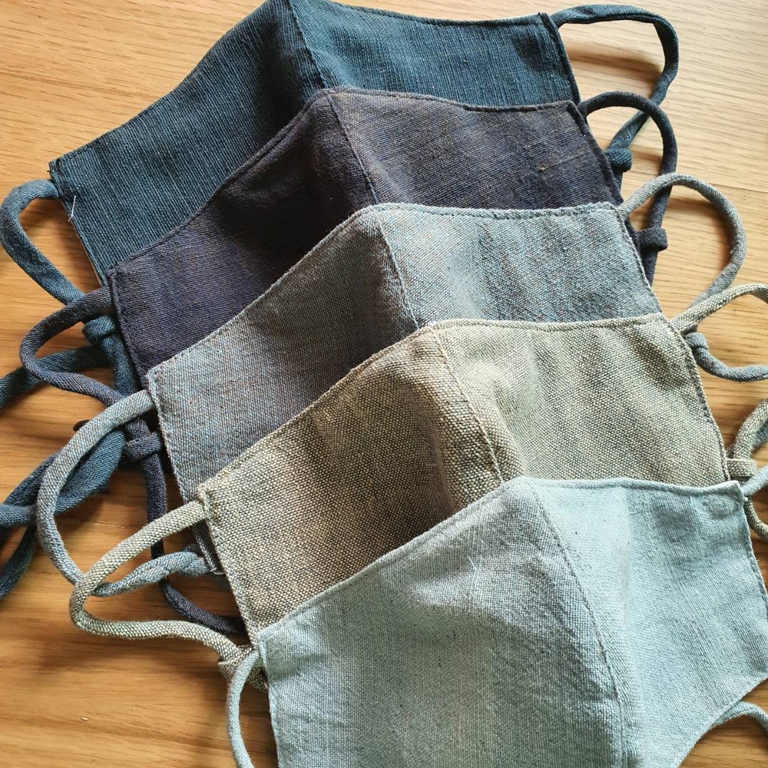 Handwoven Cotton Mask - 口罩 - 棉．麻 多色
