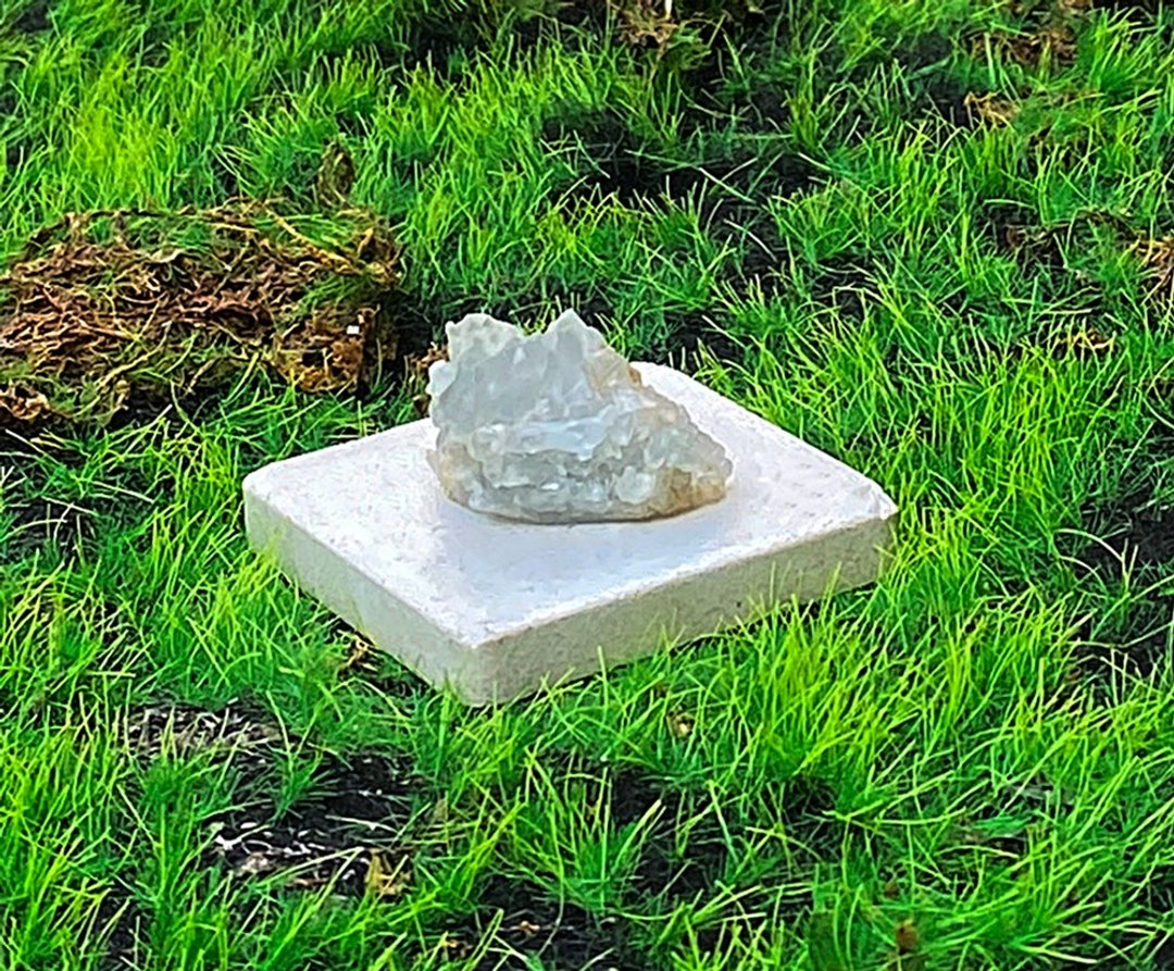 能量摆饰-天然原矿小清新天蓝 天青石 疗愈 治愈 开运 快速出货 - 摆饰 - 水晶 蓝色