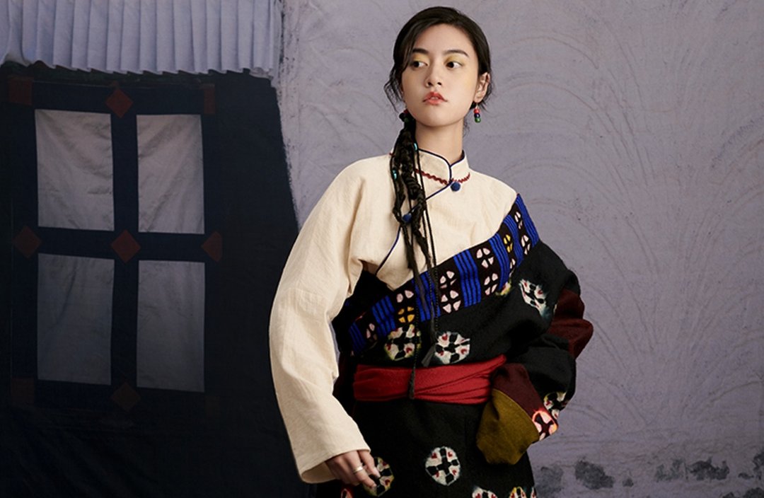 复古文艺 寬鬆中式唐装 - 女装上衣 - 其他材质 白色