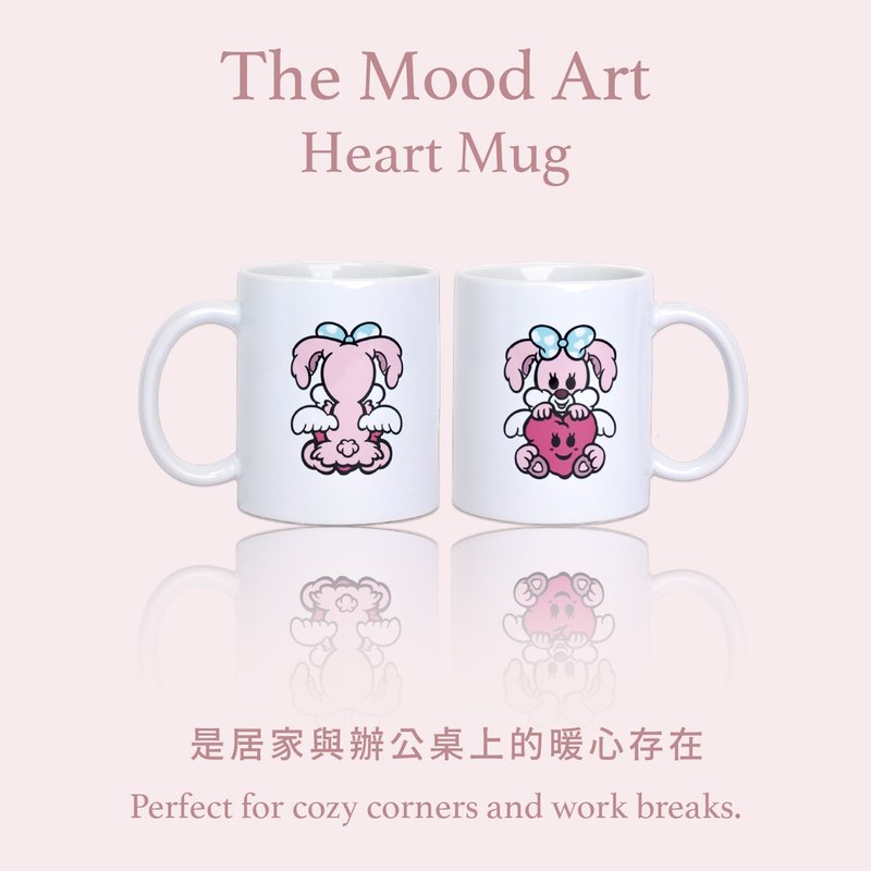 【haynie】马克杯 艺术家独特创作 - 咖啡杯/马克杯 - 瓷 白色