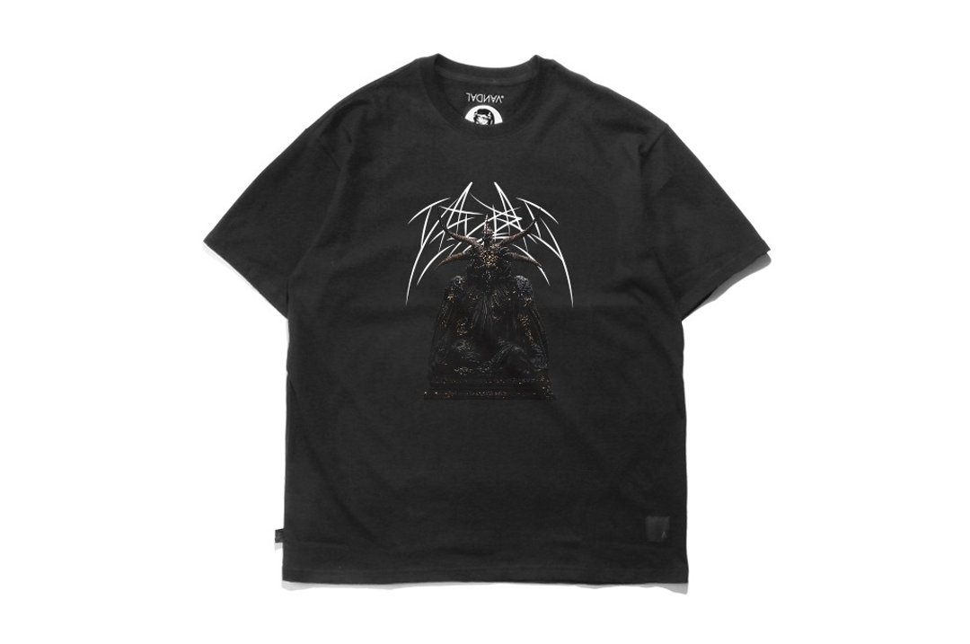 VANDAL AI画的图-Ultra Baphomet短T - 男装上衣/T 恤 - 棉 黑色