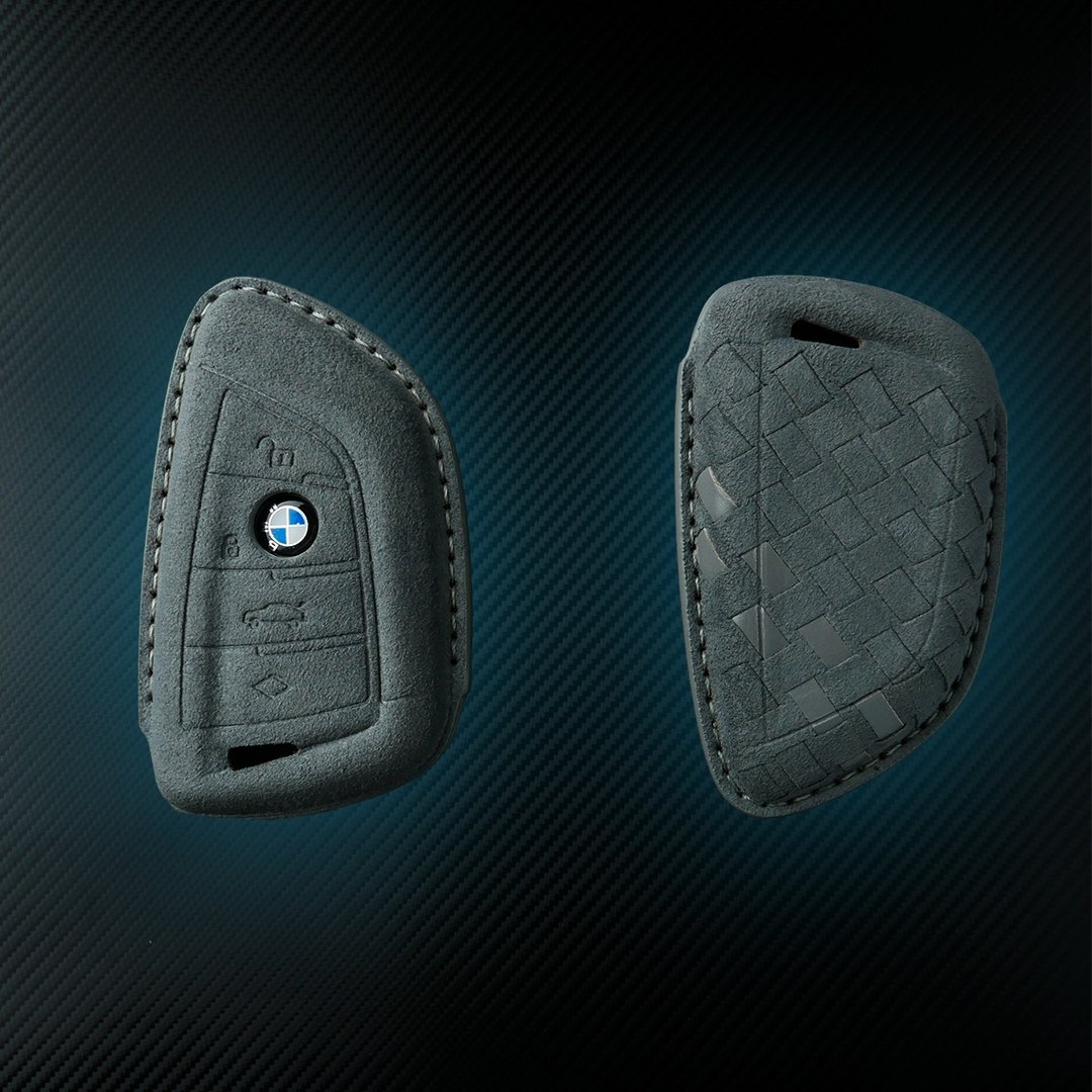 Alcantara 超跑麂皮 / BMW汽车钥匙保护套【经典四色】A款 - 钥匙链/钥匙包 - 防水材质 