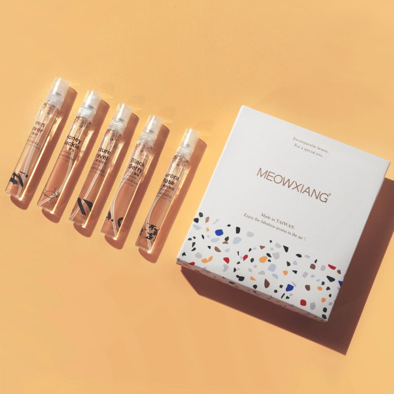 水洗石纹/五入喷雾礼盒 - 香薰/精油/线香 - 浓缩/萃取物 橘色