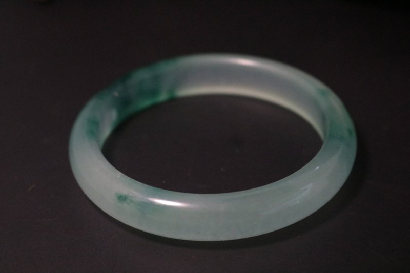 绿飘花天然手镯冰种水墨画手环礼盒装 - 手链/手环 - 半宝石 绿色