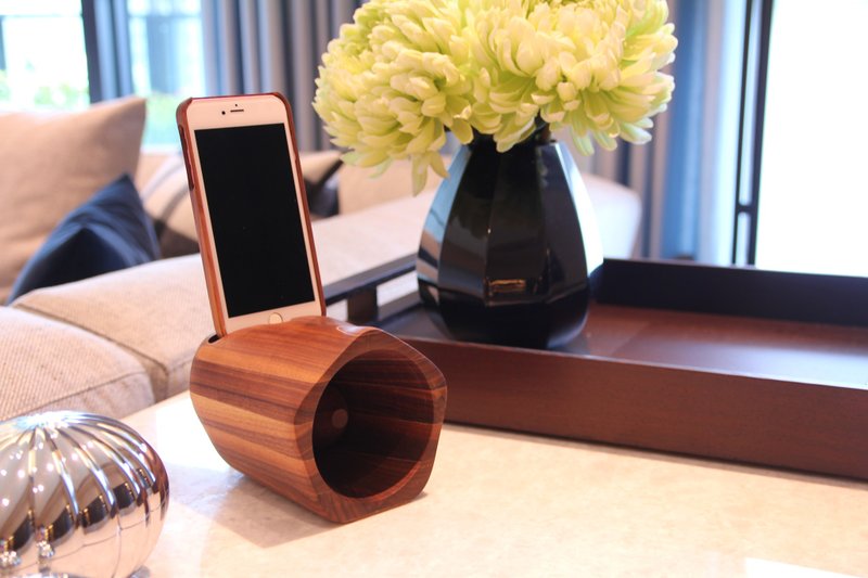 MicForest --单孔原木音箱 - 扩音器/喇叭 - 木头 咖啡色