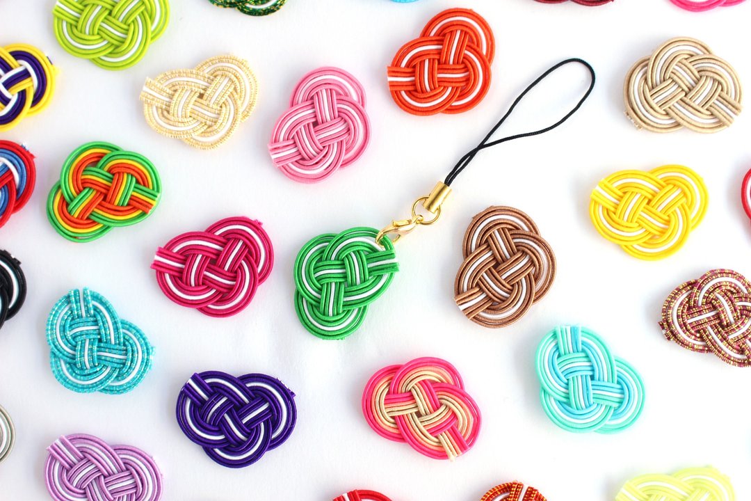japanese style strap / mizuhiki / japan / accessory / traditional / 50 colors - 挂绳/吊绳 - 丝．绢 多色