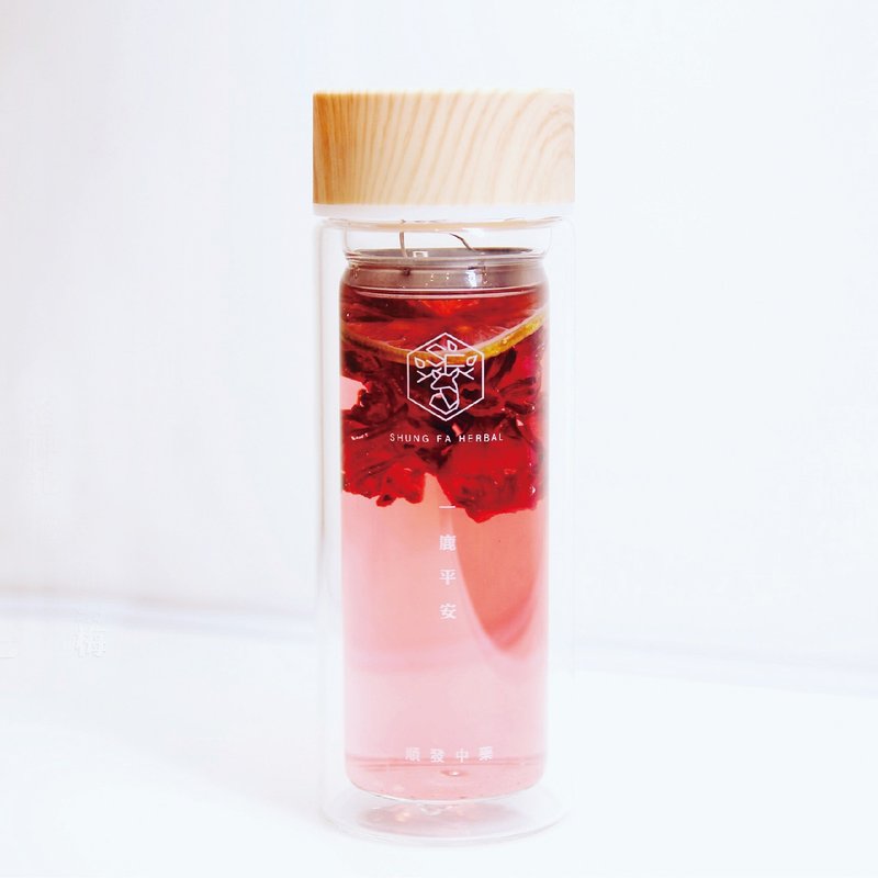 夏日洛柠 10包入 含玻璃杯 | 婚礼小物 | 生日礼品 - 茶 - 其他材质 红色