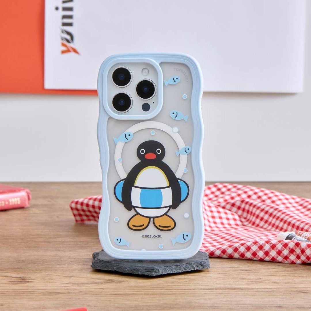PINGU套上泳圈云朵波波MagSafe iPhone手机壳 - 手机壳/手机套 - 塑料 多色