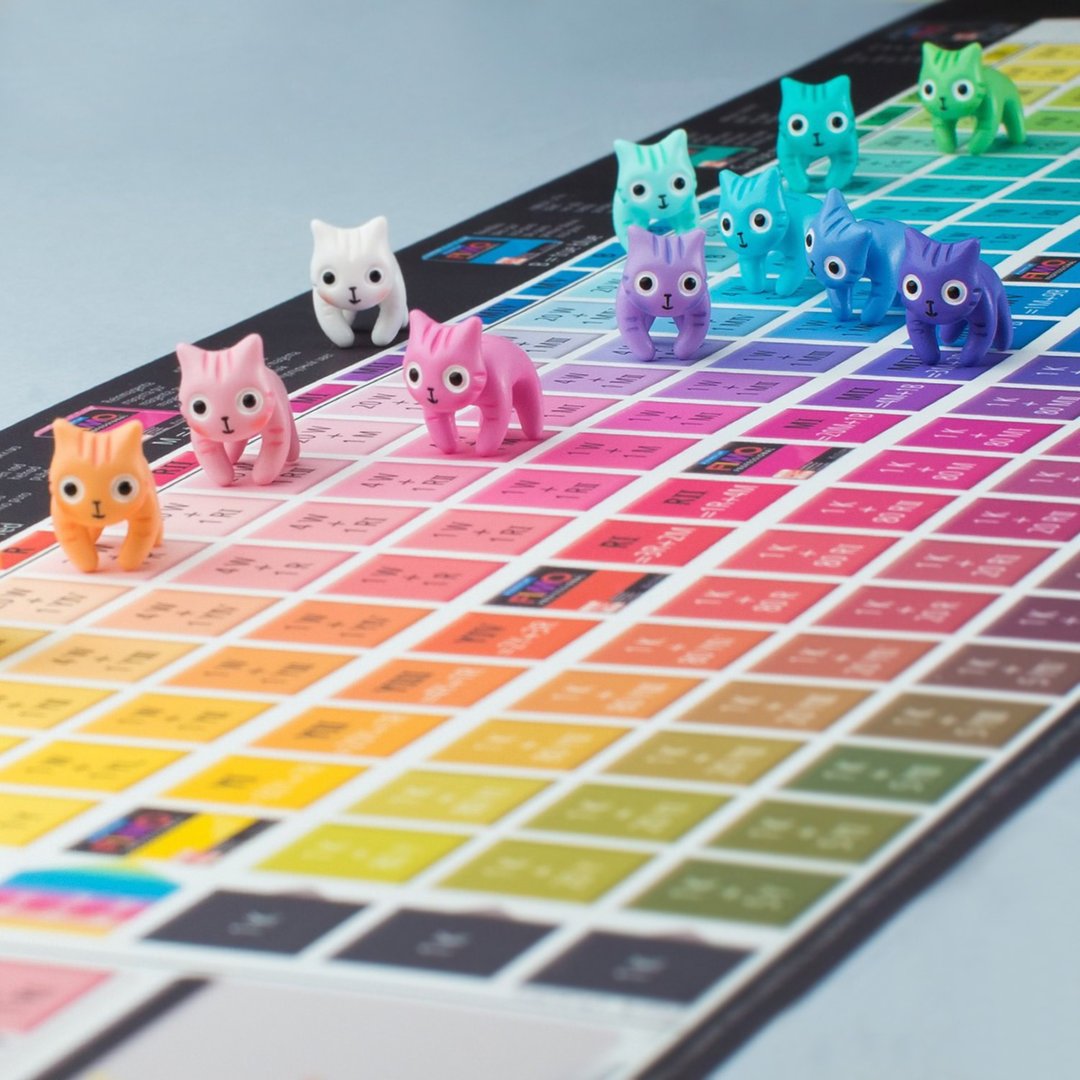 Rainbow Cats - Polymer Clay Earrings, Handmade&Handpaited - 耳环/耳夹 - 粘土 多色