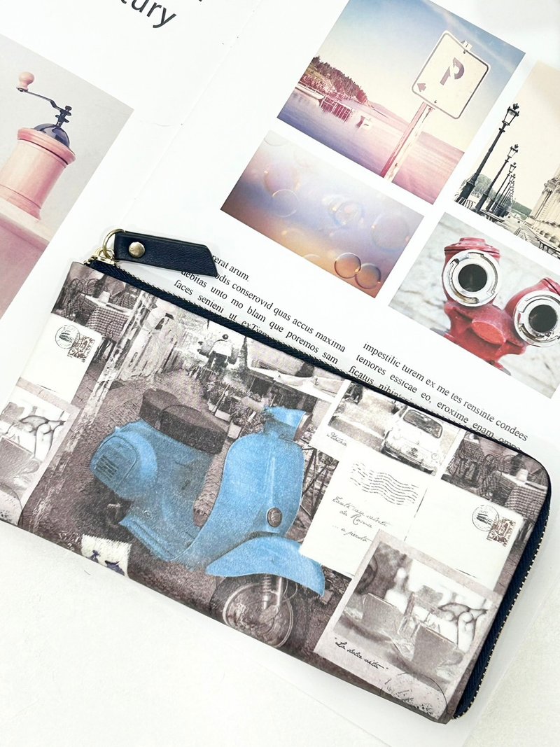 真皮 L型 长夹 皮包 钱包 少量制作 不易撞包 生日 闺蜜 礼物 - 皮夹/钱包 - 真皮 