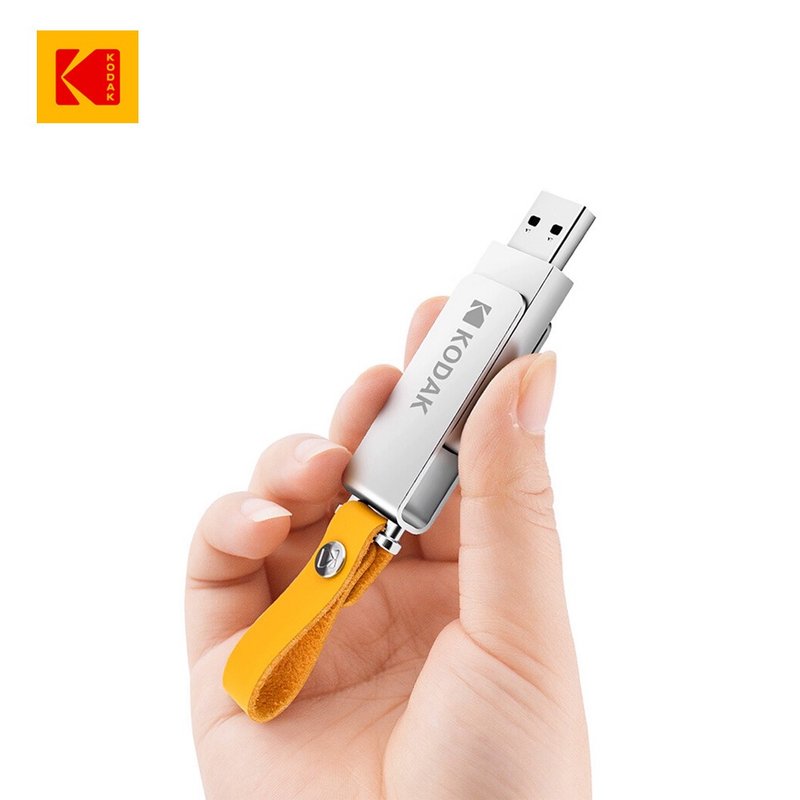 柯达KODAK K133 金属双旋转随身碟 - U盘 - 其他金属 银色