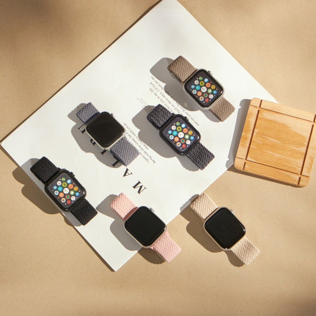 Apple Watch织迹抗敏编织表带 - 表带 - 尼龙 
