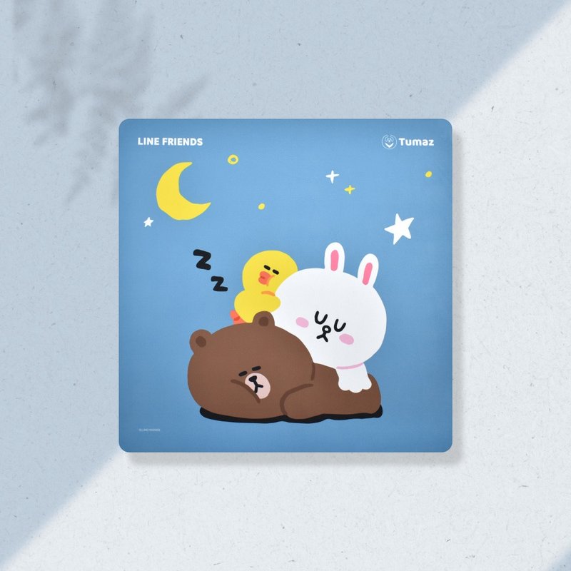 【LINE FRIENDS正版授权】8mm麂皮万用运动垫/超慢跑垫 - 瑜珈垫 - 其他材质 
