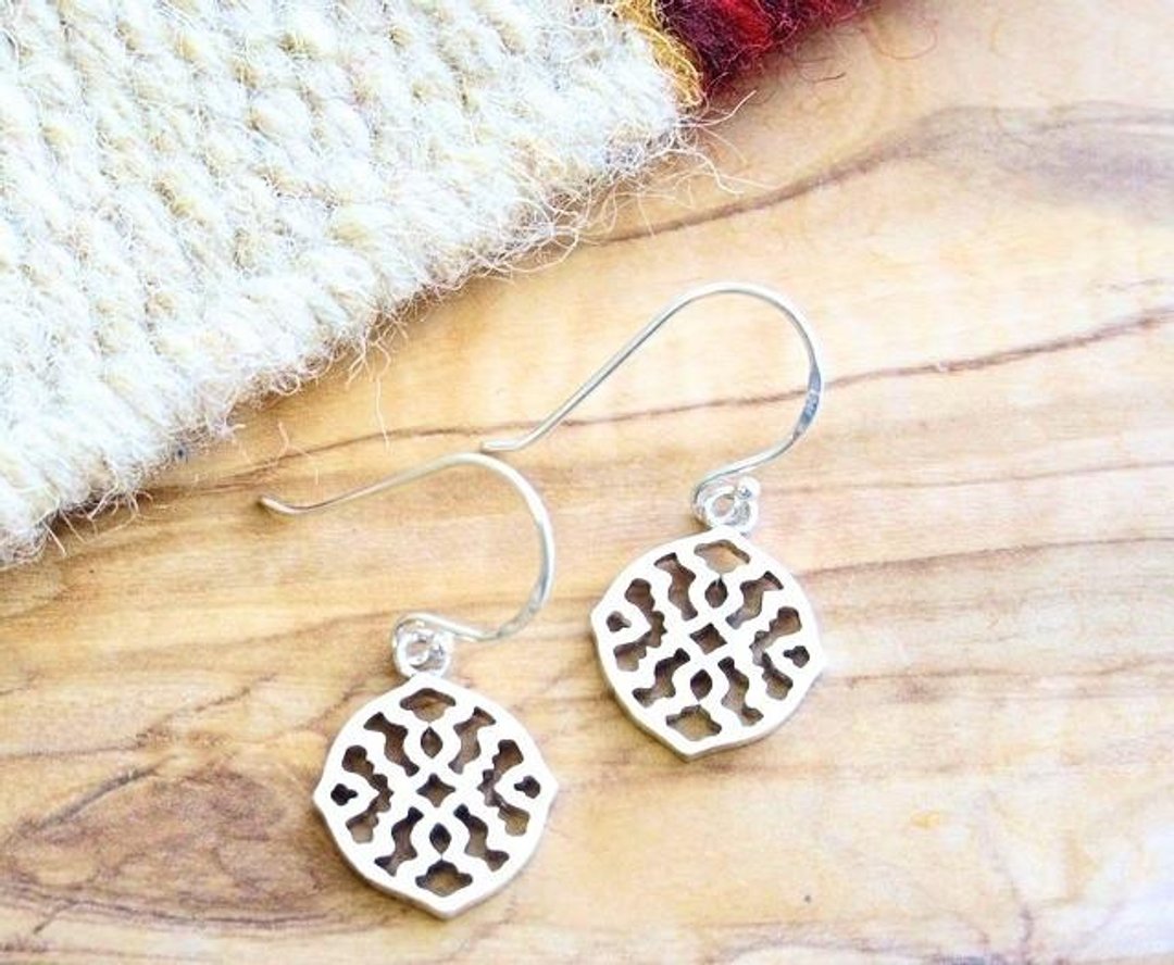 [Made to order] Soleil earrings / SV925 - 耳环/耳夹 - 其他金属 银色