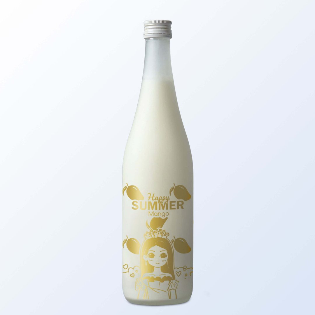 订制礼物 定制化果酒礼物 人像雕刻 订制雕刻果酒Shiroi Kawaii - 酒类 - 玻璃 