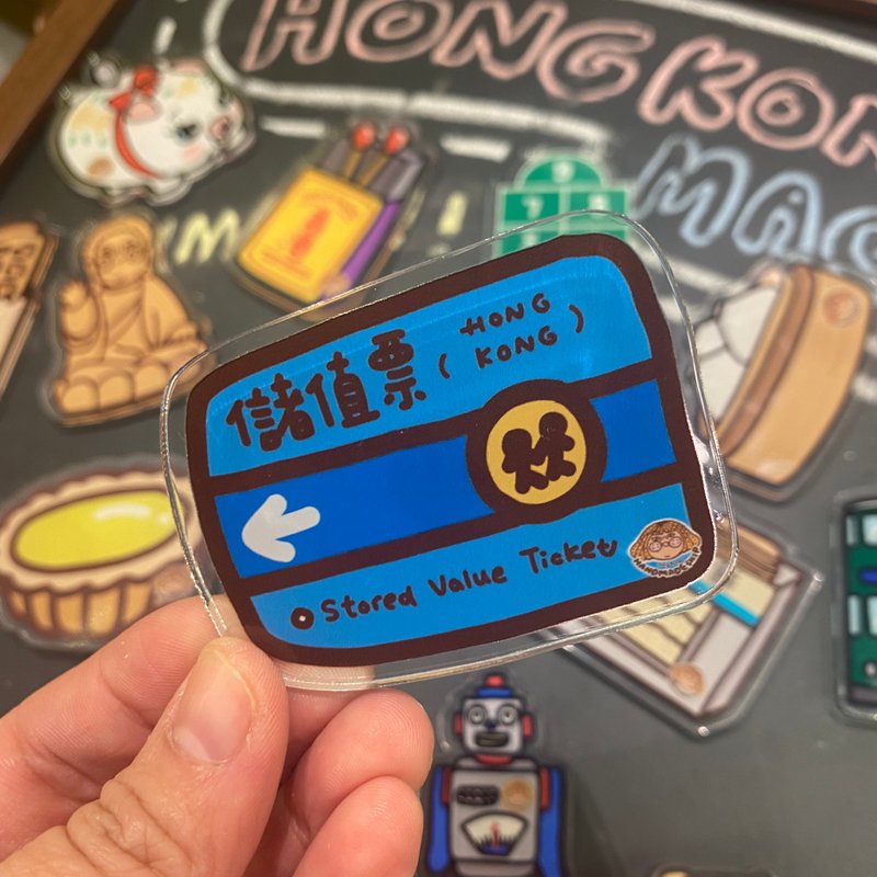 储值票 磁石 冰箱贴 - 冰箱贴/磁贴 - 塑料 