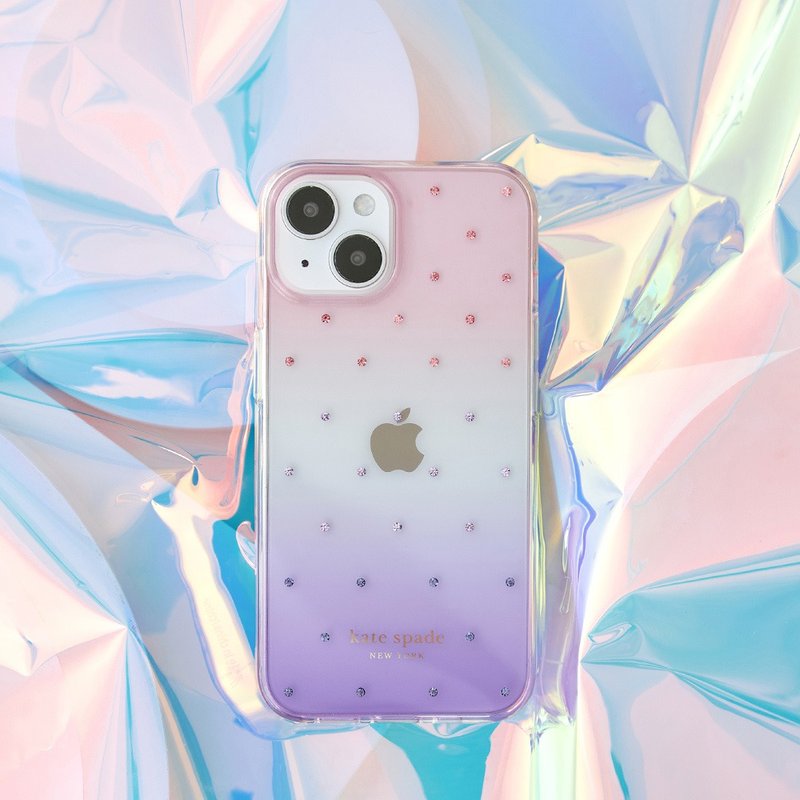 【kate spade】iPhone 14 系列 / 16e精品手机壳 紫色星空 - 手机壳/手机套 - 塑料 紫色