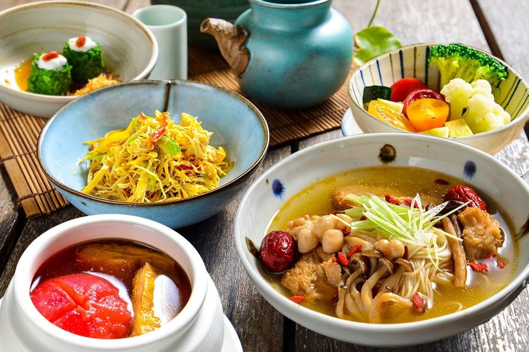 竹里馆 x Pinkoi | 麻油猴菇面线 单人定食 | 蔬食体验 - 美食 - 新鲜食材 