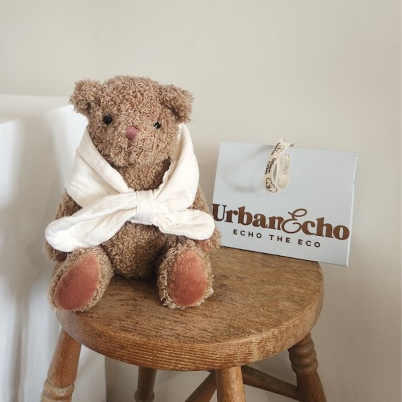 小围巾2件套 - 满月礼盒 - 棉．麻 