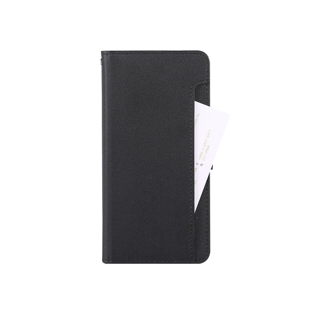 CASE SHOP HTC Desire 20 Pro 前插卡侧立式皮套-黑4716779661767 - 手机壳/手机套 - 人造皮革 黑色