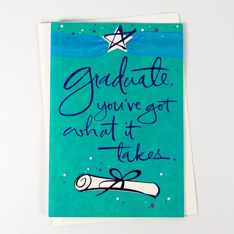 永生难忘的那一天拿到毕业证书【Hallmark-卡片 毕业季】 - 卡片/明信片 - 纸 多色
