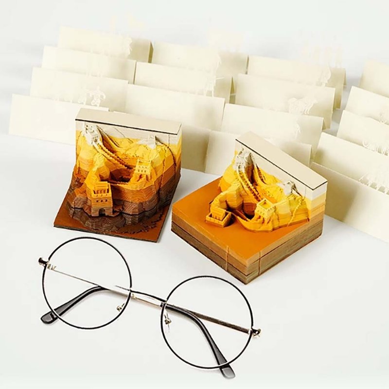 【免运】paper'will纸志3d立体纸创意便签小红书网红礼品 - 便条纸/标签贴 - 其他材质 咖啡色