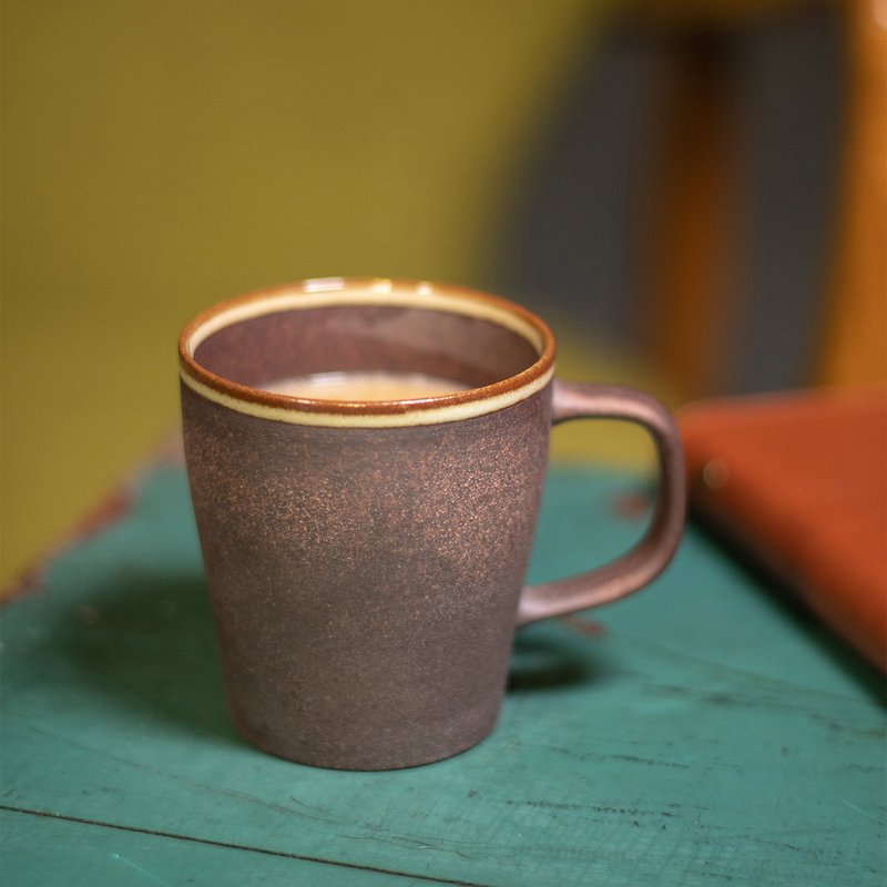 Aurli 奥利│老岩泥任饮杯1烧10oz - 咖啡杯/马克杯 - 其他材质 咖啡色