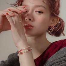 FLOAT - 石榴苏打 * 珍珠 草莓晶 耳环 手环 戒指