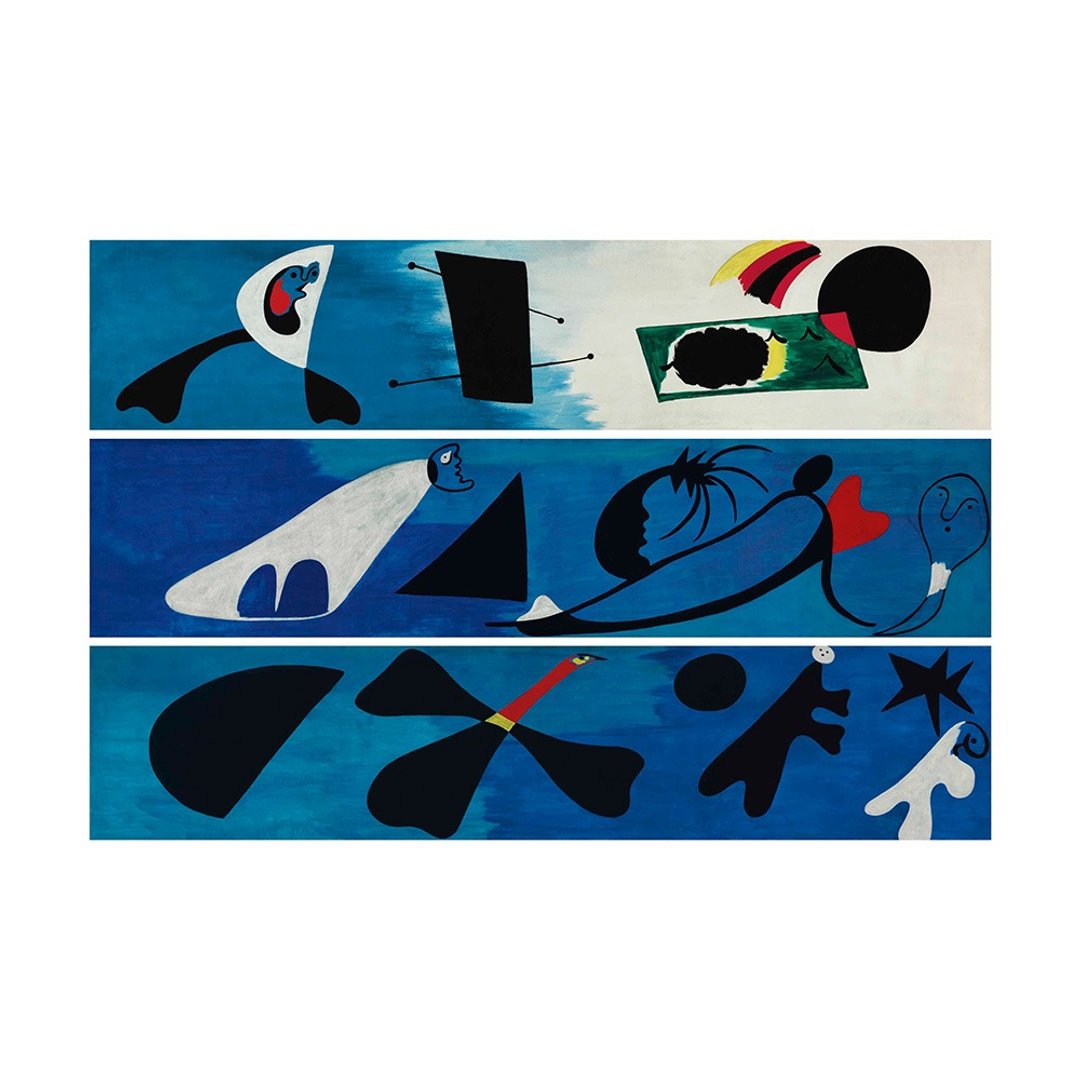 【艺术挂画】 Joan Miro 米罗 -- 壁画 I,壁画 II,壁画 III - 海报/装饰画/版画 - 纸 