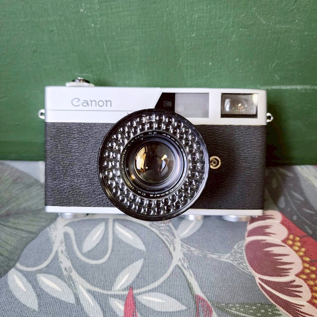 专业相机店 不能用的 零件机 摆饰 道具 Canon Canonet - 相机 - 其他金属 银色