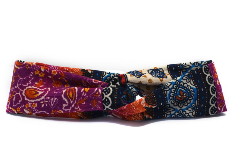 青涩◎发带◎MIX - 发饰 - 棉．麻 红色