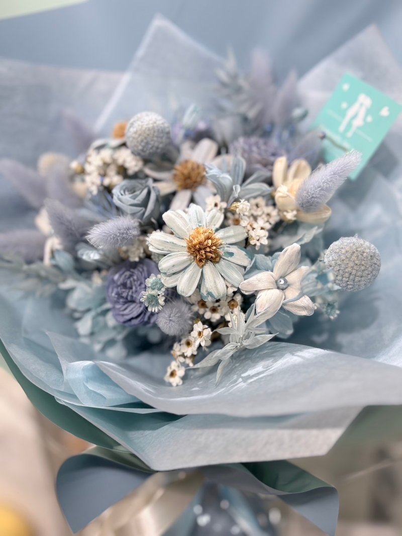 最美圣诞 - 干燥花/捧花 - 植物．花 蓝色