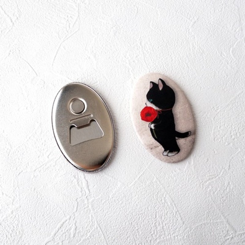 磁性开瓶器（鸡瓷小猫） - 厨房用具 - 其他金属 