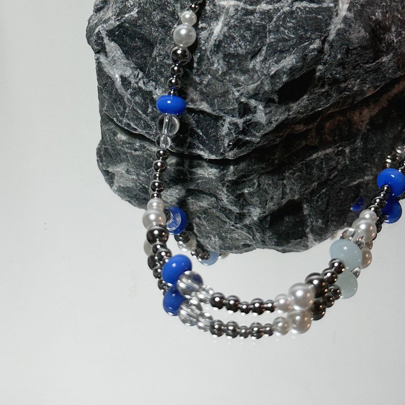 混 — 中性设计项錬 Unisex Randomness Necklace - 项链 - 其他材质 银色