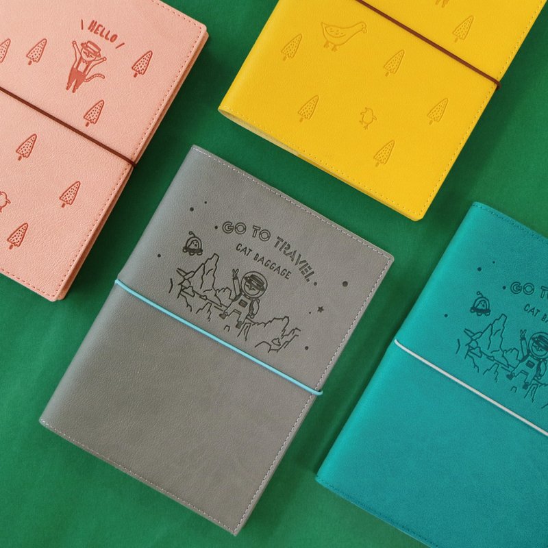 Ching Ching X 猫行李系列 CDM-274 2020 32K年度双线圈皮衣手帐 - 笔记本/手帐 - 其他材质 