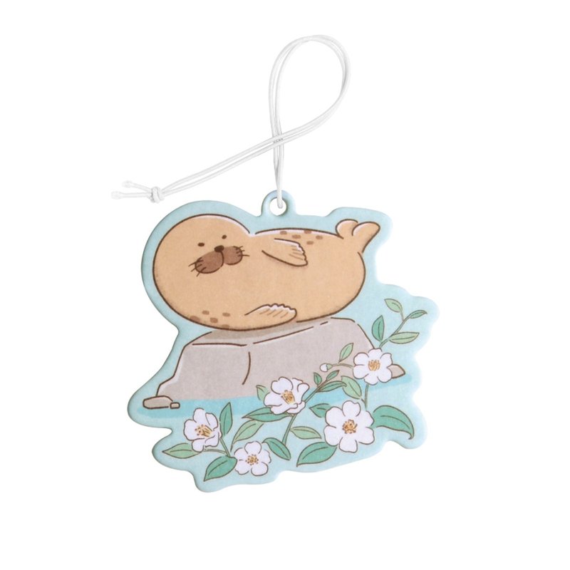 居家香氛 / 动物图案香氛片 - 港湾海豹白茶香氛片 - 香薰/精油/线香 - 纸 