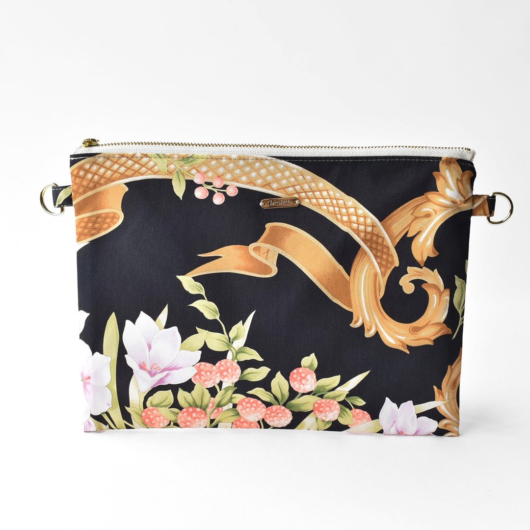 MERRY POUCH (M) 和风图案 / 快乐手拿包 - 化妆包/杂物包 - 其他材质 