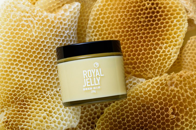 蜂蜜保健 l 蜂王浆 250g / 450g - 蜂蜜/黑糖 - 玻璃 黄色