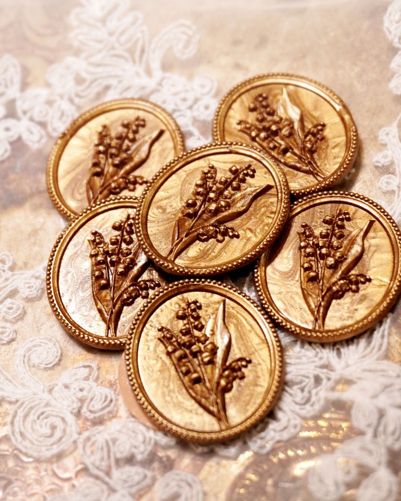 浮雕火漆贴纸 - 火漆蜡贴 - 喜帖封口贴纸 - 喜帖 - 蜡 卡其色