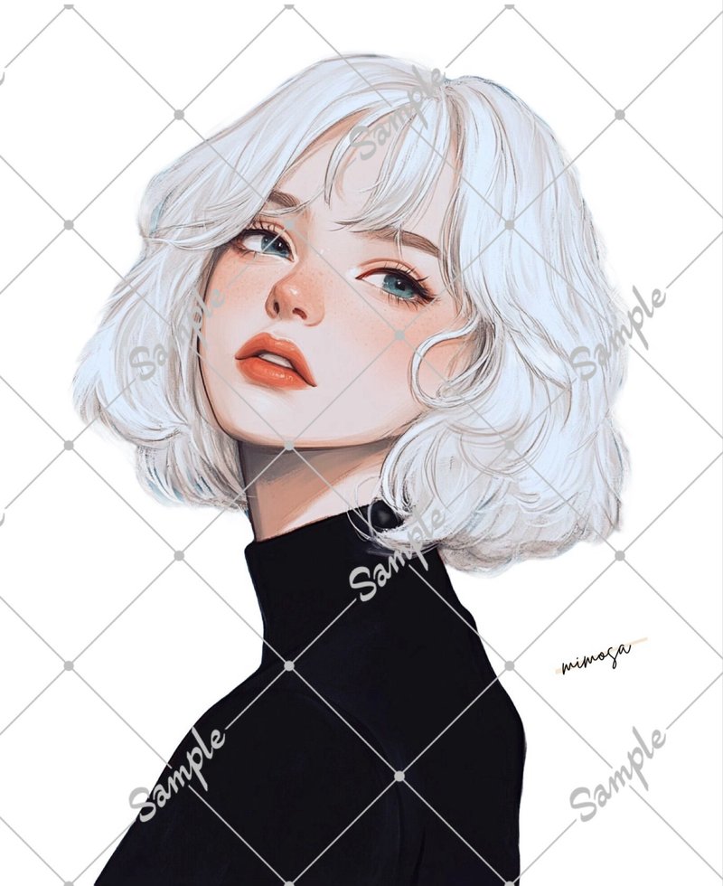 原创角色贴纸 5 件套 - 贴纸 - 纸 