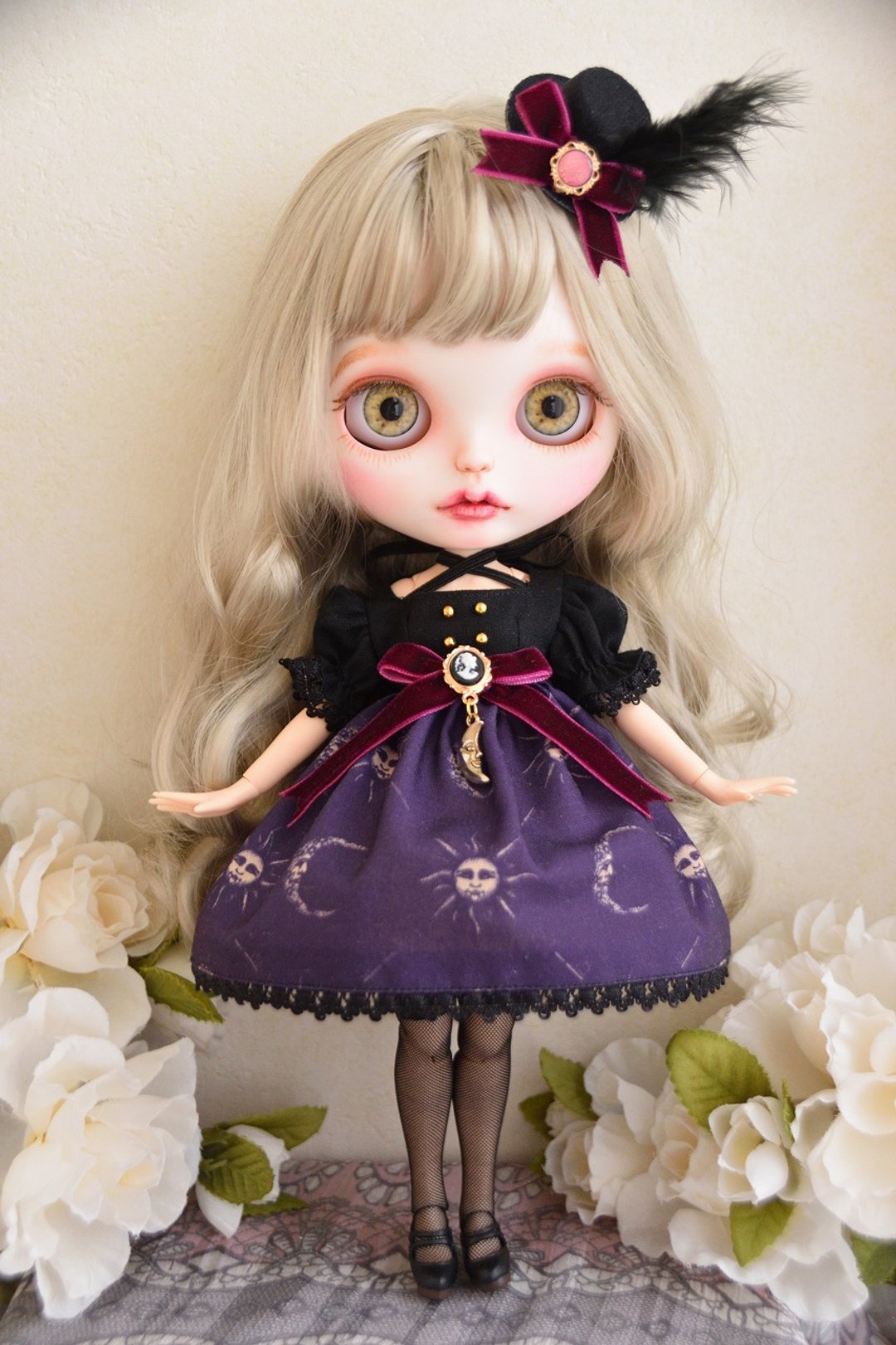 Blythe clothes, cloth, dress - 其他 - 棉 黑色