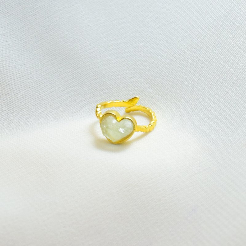 Heartbeat ring - 戒指 - 其他材质 金色