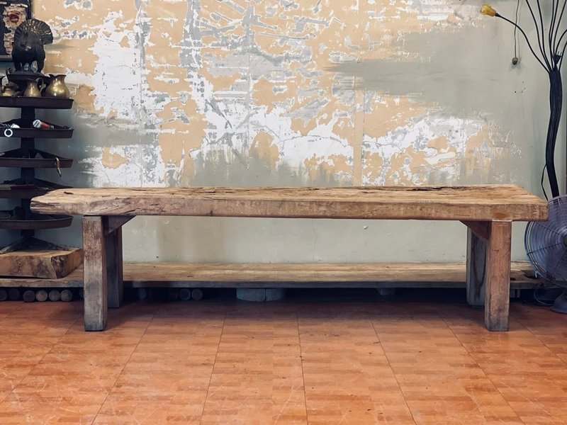 铁杉 大长椅 中岛 - 其他家具 - 木头 