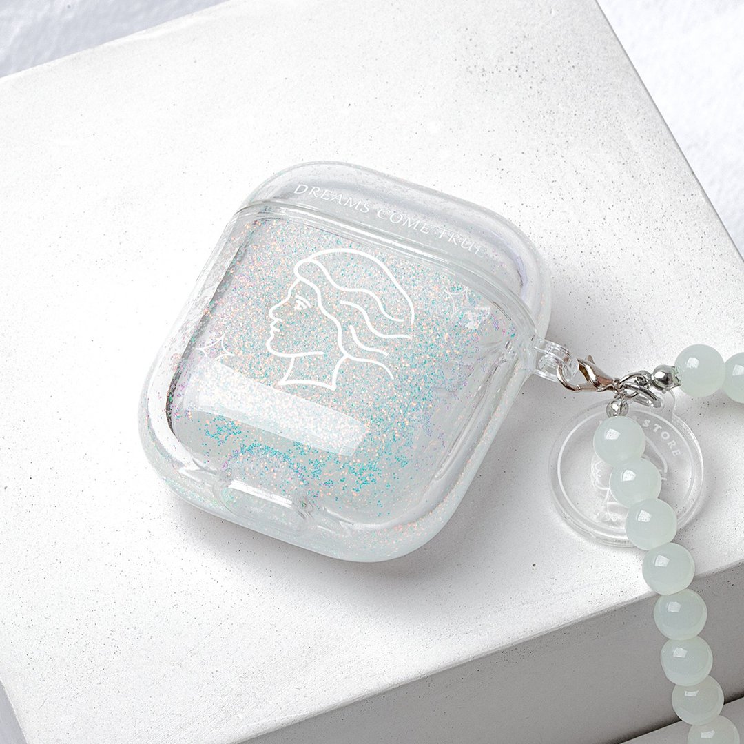 AUG8 STORE 少女的许愿池 流沙耳机壳AirPods1/2/Pro - 耳机收纳 - 其他材质 