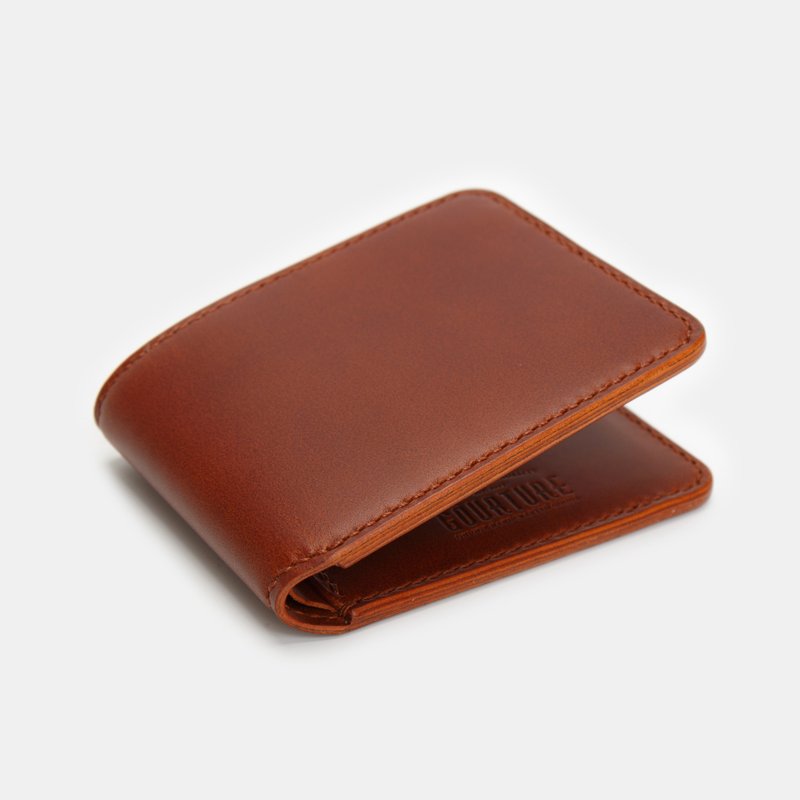 GOURTURE 短夹/皮夹 意大利进口植鞣革 原色 - 皮夹/钱包 - 真皮 