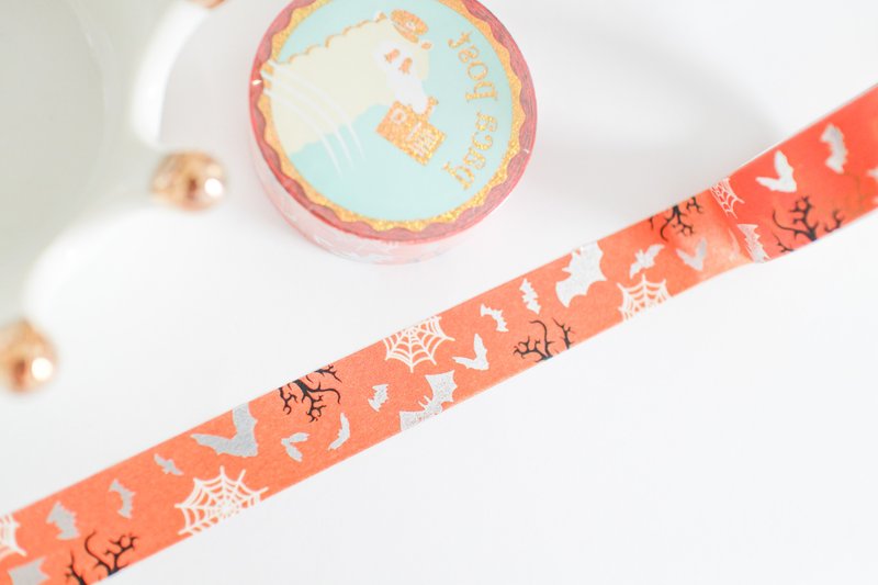 烫金纸胶带 －Halloween 万圣节蝙蝠 - 纸胶带 - 纸 