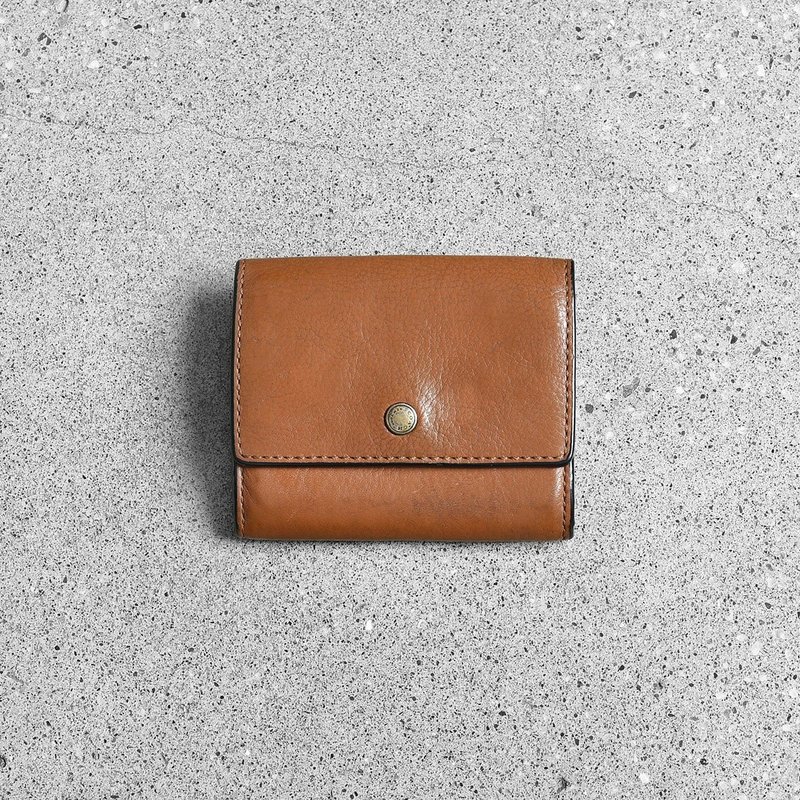 Vintage Coach 古董零钱包 - 皮夹/钱包 - 真皮 咖啡色